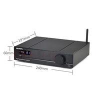 SUNBUCK X10 High Fidelity Power TPA3255 2.0 Channel Home Amplifier Heavy Bass HD Bluetooth 5.0 Power Amplifier Audio