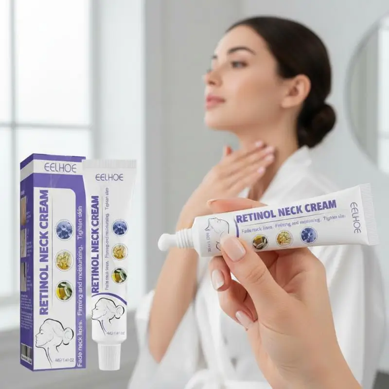 Neck Tightening Retinol Cream Deep Hydration and Wrinkle Smoothing  for Daily Neck Skincare Regimen