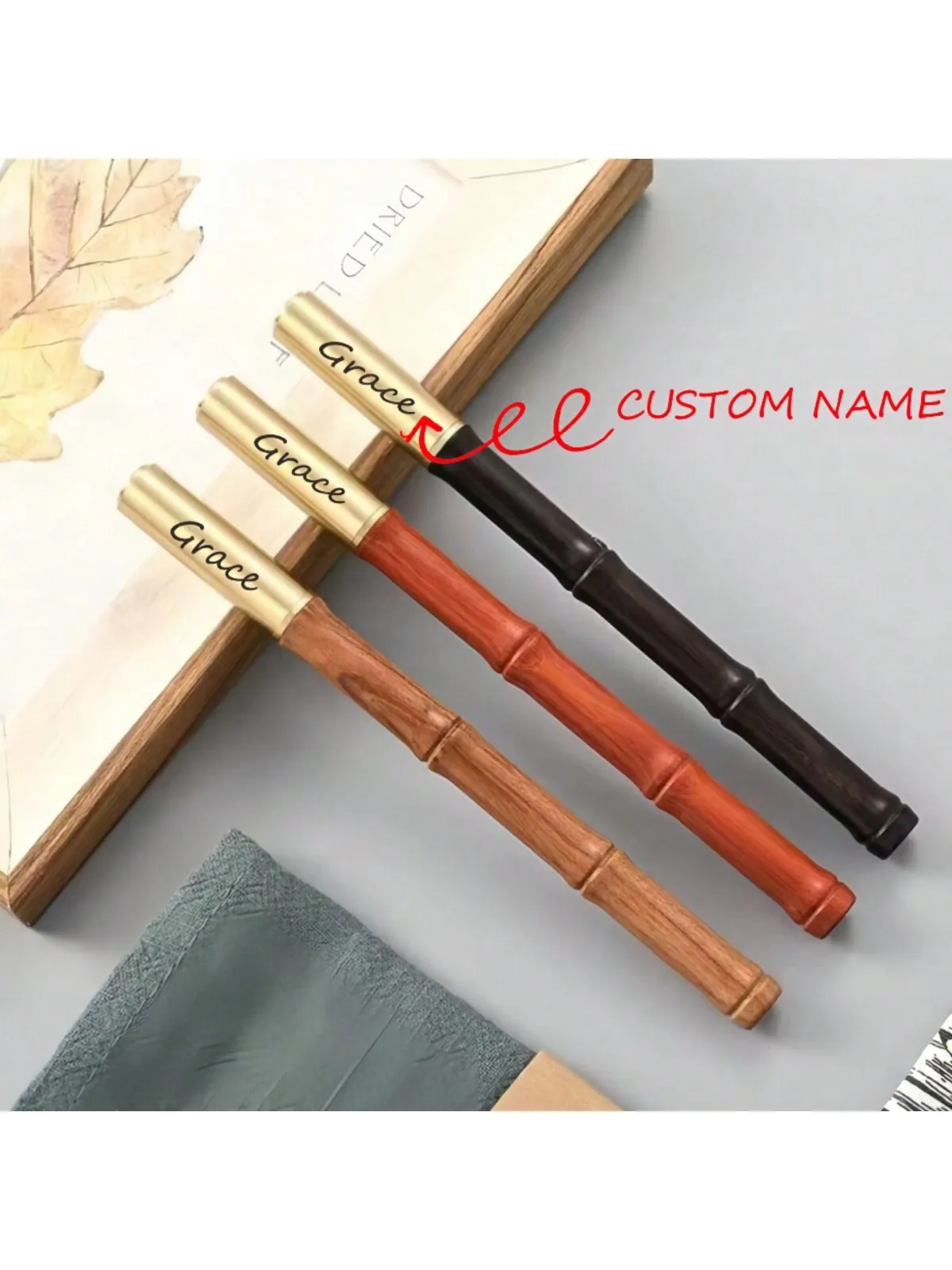 Solid Wood Gel Pen | Business Office Gift | Custom Laser Engraving