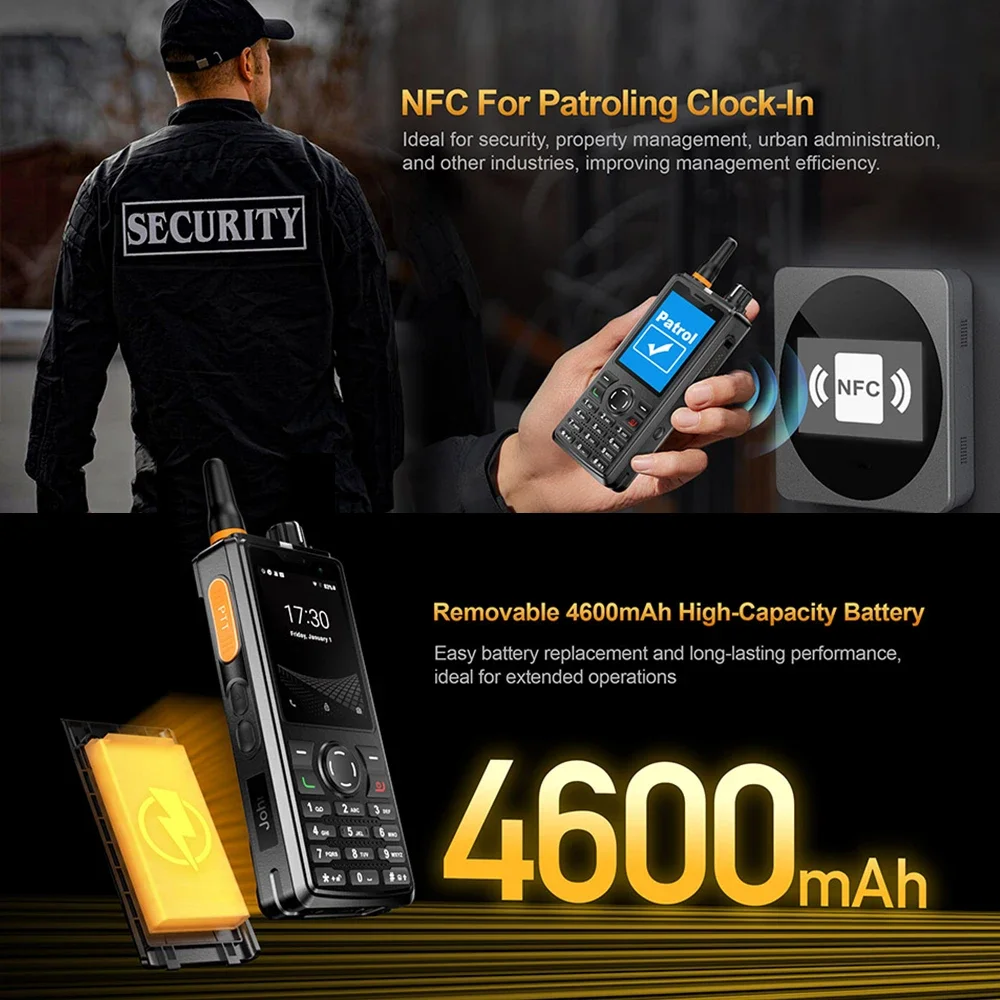 UNIWA F41 Rugged Phone 4G POC Walkie Talkie Zello 2.4