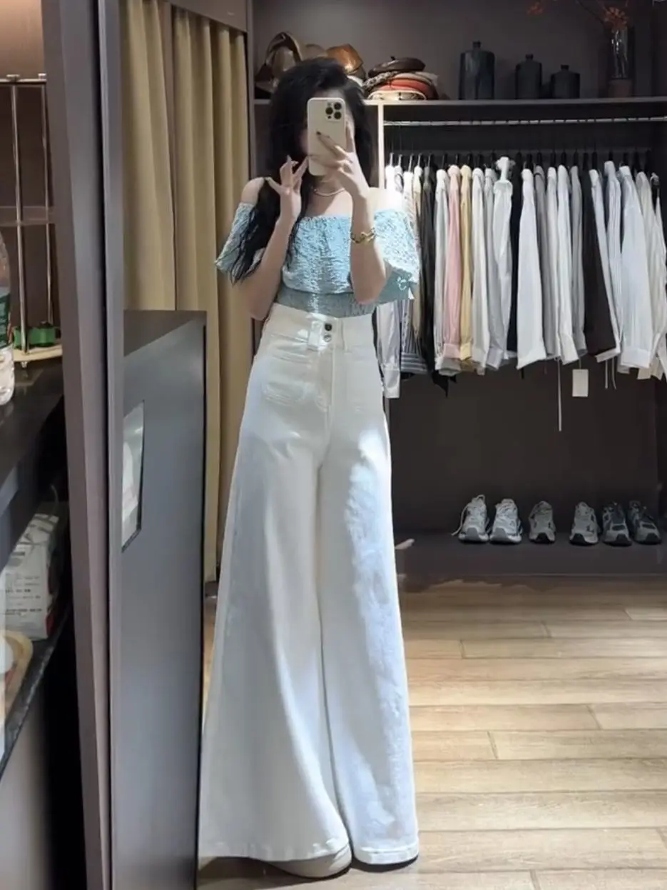 

Джинсы, расширяемые женские брюки, женские брюки на пуговицах, застежка-молния с поясом, регулируемый пояс, женский джинсовый модный базовый пояс