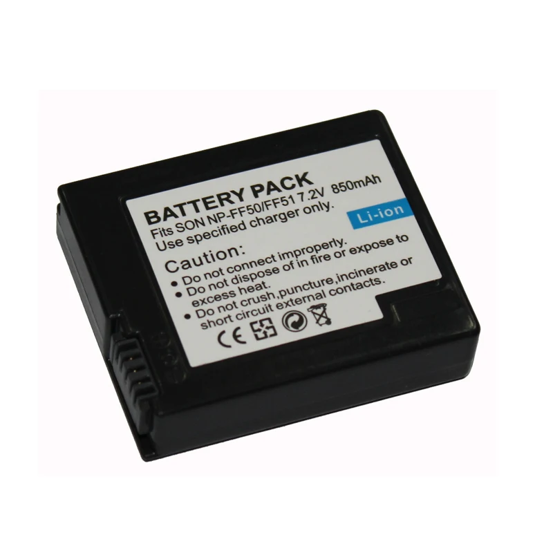 

NP-FF50 camera battery for sony NP-FF51 NP-FF51S NP-FF50 BPF-500 Battery for Sony DCR-IP220E DCR-IP200K DCR-PC107 DCR-PC350