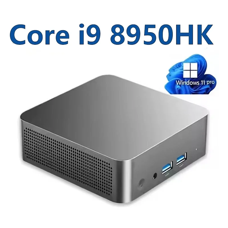 i9-8950HK/i3-6100 Mini PC Win11 Pro 16GB 1TB SSD WiFi6 BT5.2 4K
