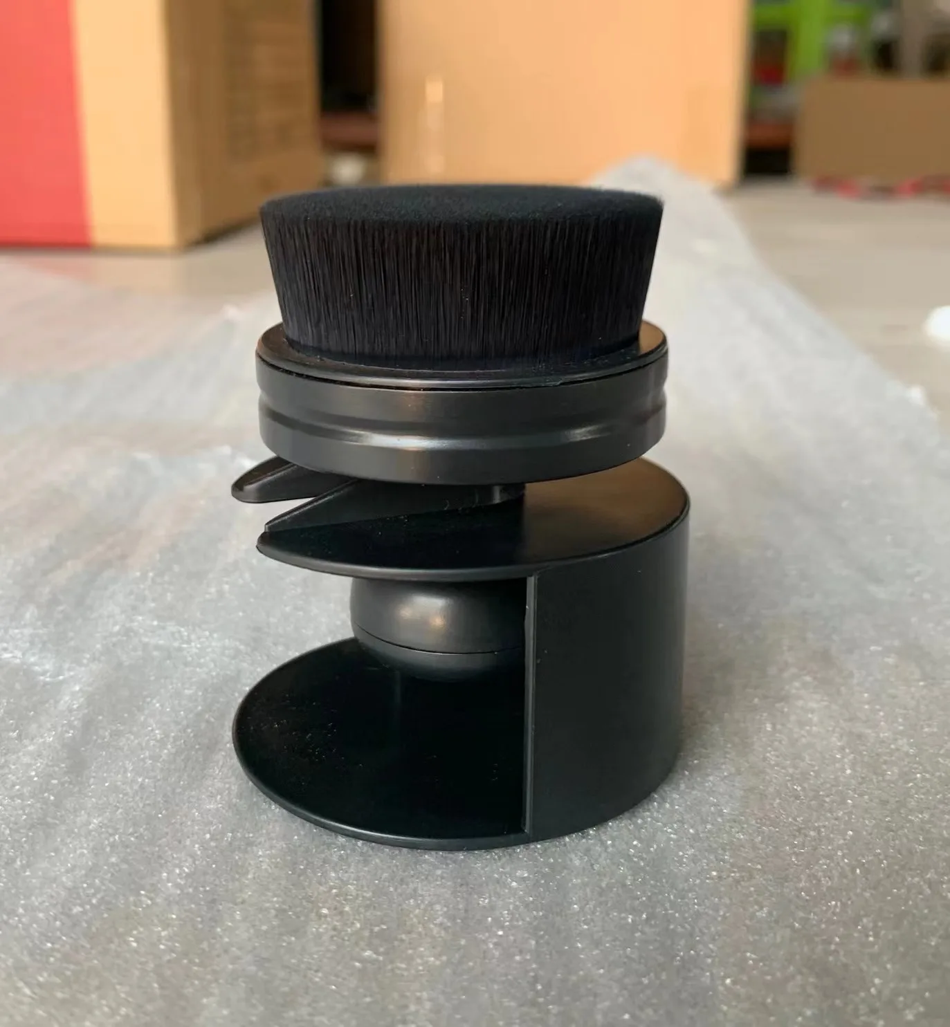 Handheld Portable Tire Shine Applicator Brush High Density For Car With Holder image 3