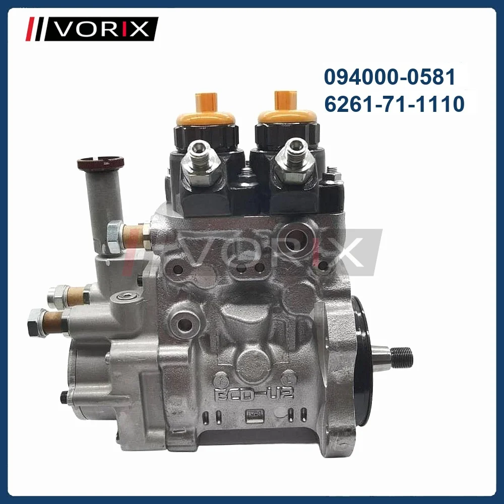 

094000-0581 6261-71-1110 HP0 Diesel Fuel Injection Pump for KOMATSU SAA6D140