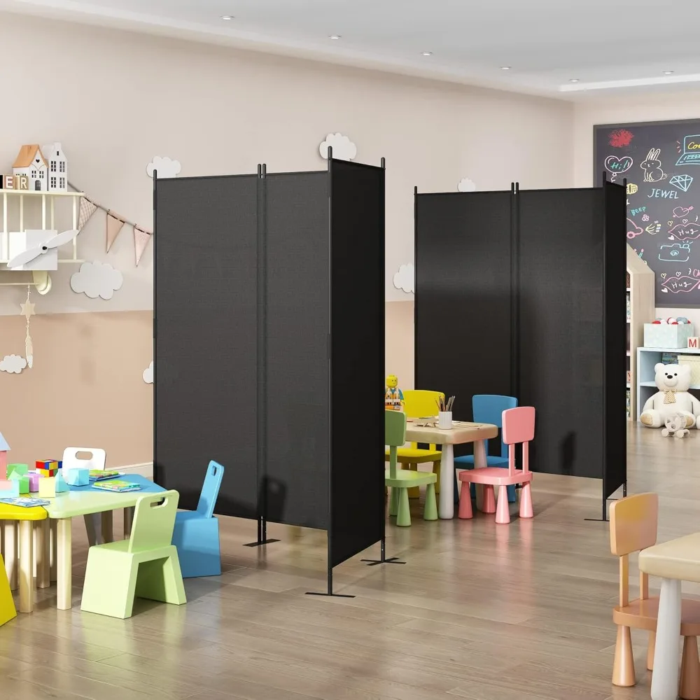 

Room Divider Panel 6Ft Privacy Screen Wall Dividers for Room Separation Flexible Partition Folding Portable Room Partition for