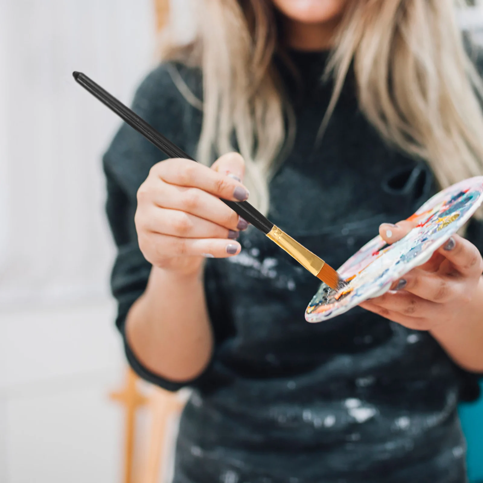 

Brush Set Gouache Paintbrush Brushes Watercolor DIY Graffiti Painting Drawing Canvas Oil Travel