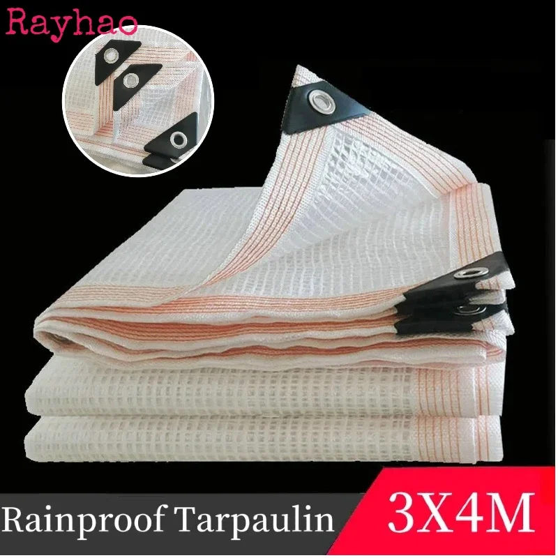 

Grid Plastic PE Transparent Rainproof Shade Sails Succulent Flower Waterproof Sunshade Heat Preservation Cold-proof Tarpaulin