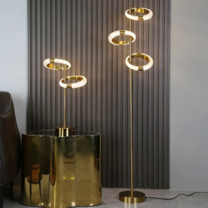 

Modern Minimalist Round Wall Lamp Golden Copper Wall Light Living Room Sofa Background Bedroom Bedside Aisle Sconce Lamp