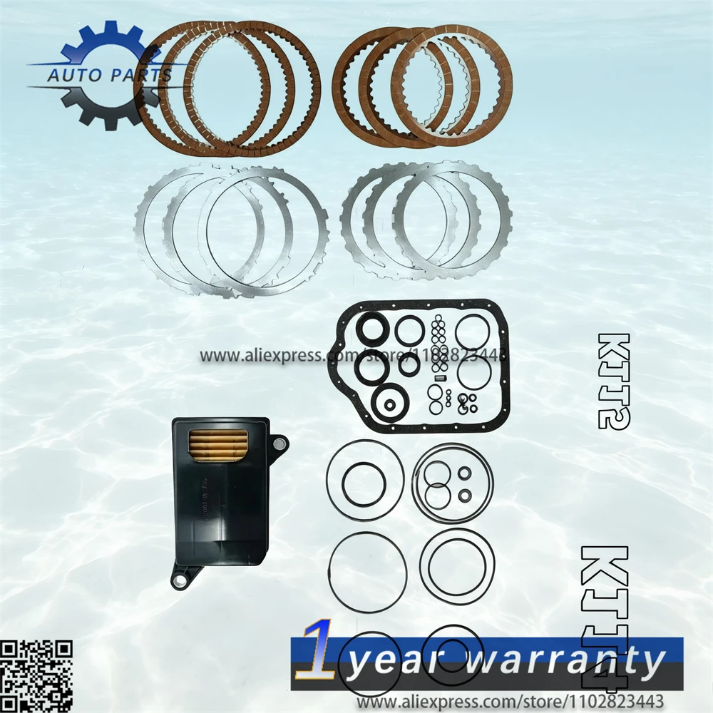

Brand New K114 K115 Transmission Overhaul Repair Kit Master Rebuild Kit Oil Filter Gaskets Friction Plate Steel Plate Auto parts