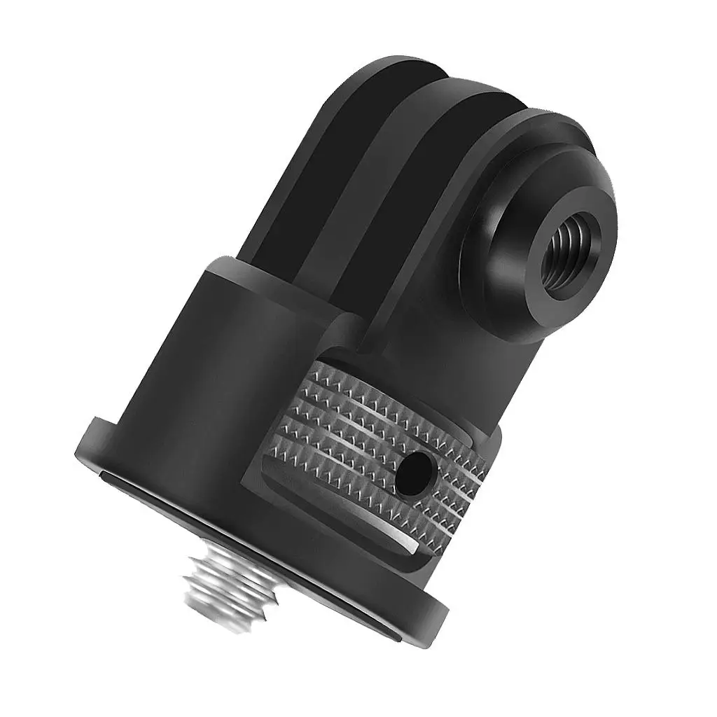 محول تركيب من سبائك الألومنيوم مع برغي 1/4 بوصة قابل للتعديل لإضاءة الكاميرا