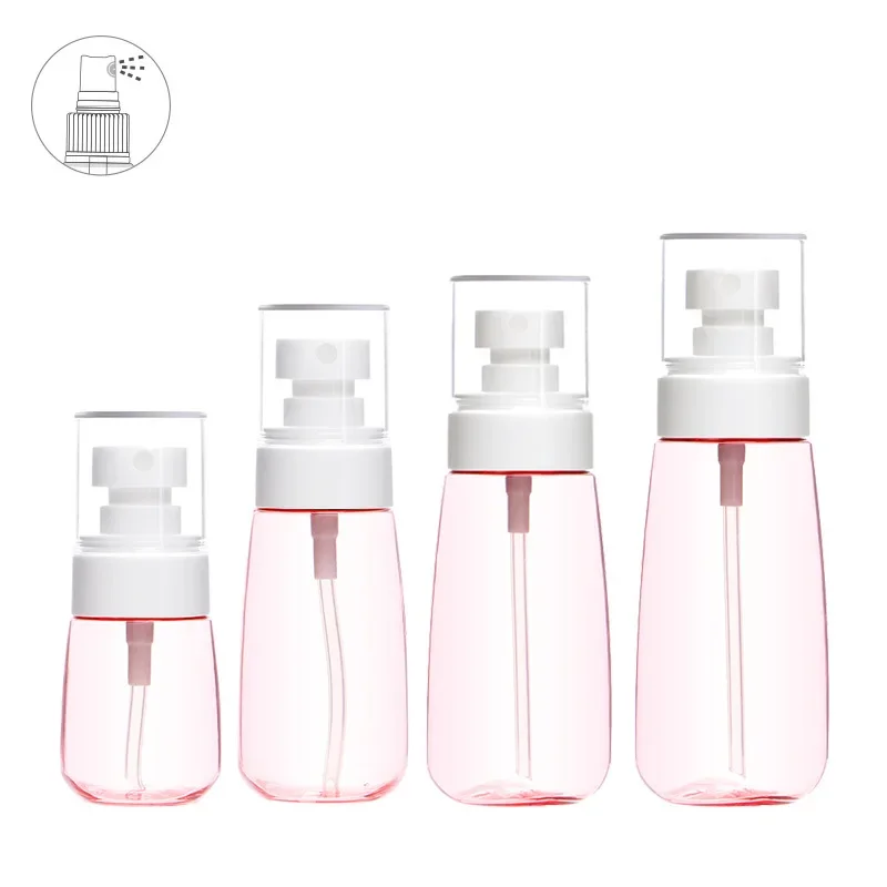 30/60/80/100ml Reisesp ender flasche Fein nebel Toner Lotion Hautpflege tragbare transparente Probe Sprüh flasche