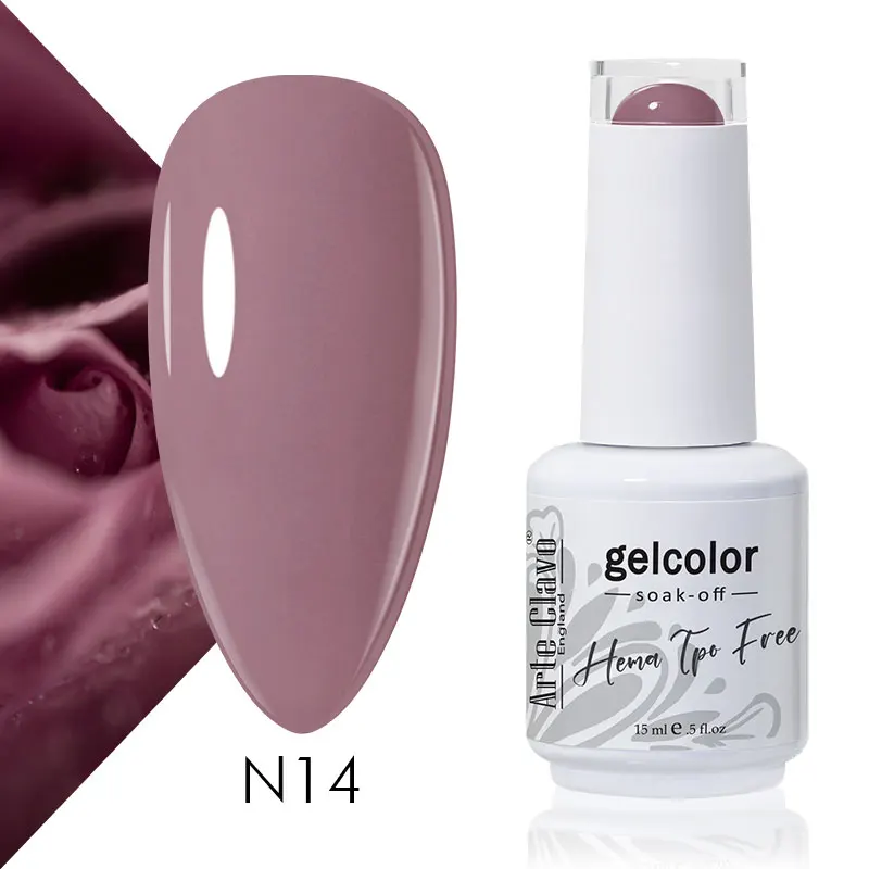 Arte Clavo Red Color Series Nagellack UV Soak Off Lack 15 ml Maniküre Nail Art Langlebiger Hema Tpo Free Gel-Nagellack