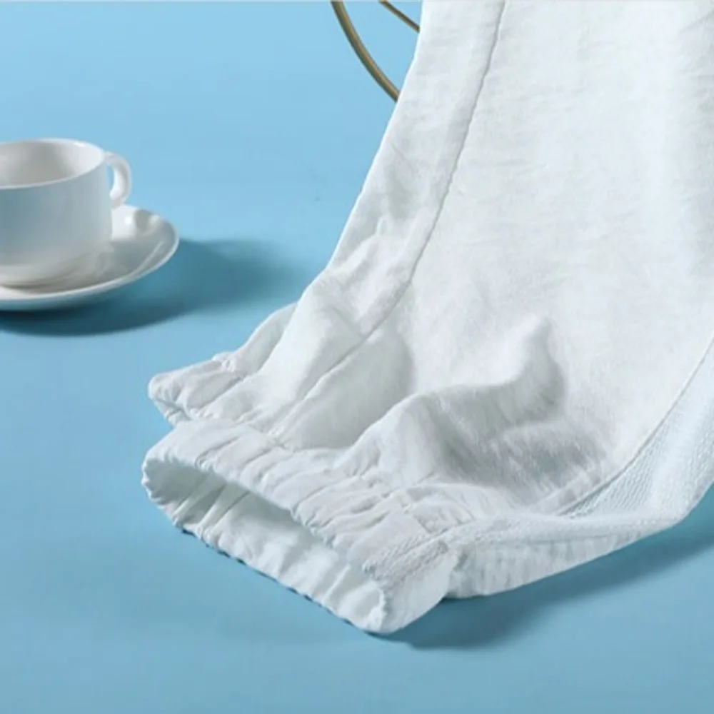 

Thin Straight Casual Drawstring Pants Mesh Quick Dry High Waist Trousers Streetwear Mesh Hollow Sweat Pants Women Girls