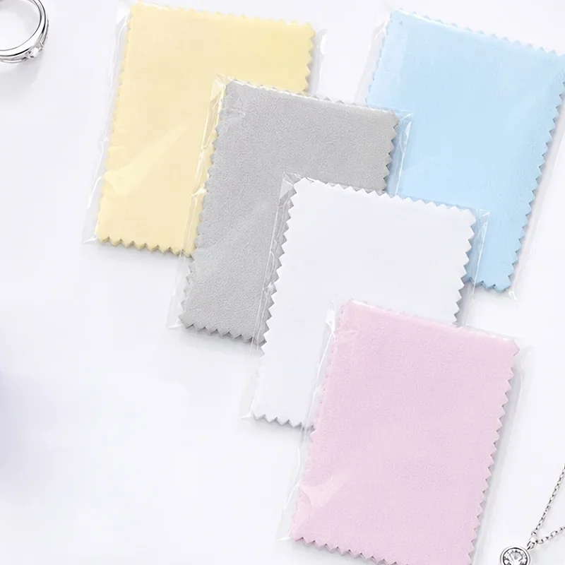 10pcs Polishing Cloth Pack for 365-Day Use, Suitable for Jewelry, Rings & Bracelet Cleaning & Polishing, Tarnish Remover Cloths