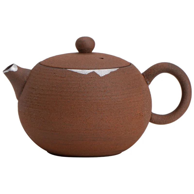 Stoneware Teapot Kung Fu Teapot Kettle Single-ball Filtration Tea Infusion Tea Making Utensils Teaware Tea Making Tools