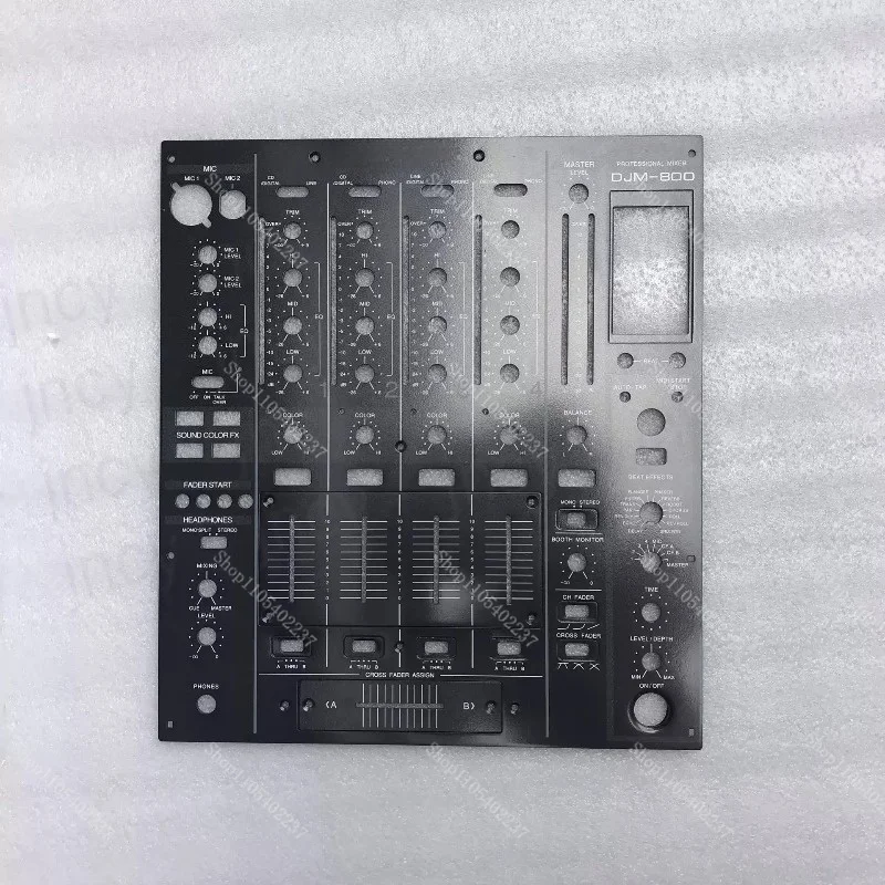 Full Set Mixer Faceplate For DJM-800, Fader Cross Plate & Middle Iron Panel, Replacement Repair Parts