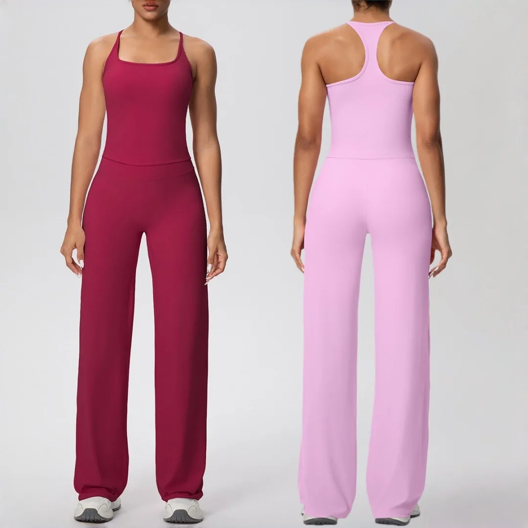 

Women's Casual Quick-Dry Sports Beauty Back Peach Hip Yoga Set Outdoor Training Running Dance Fitness Two-Piece Set