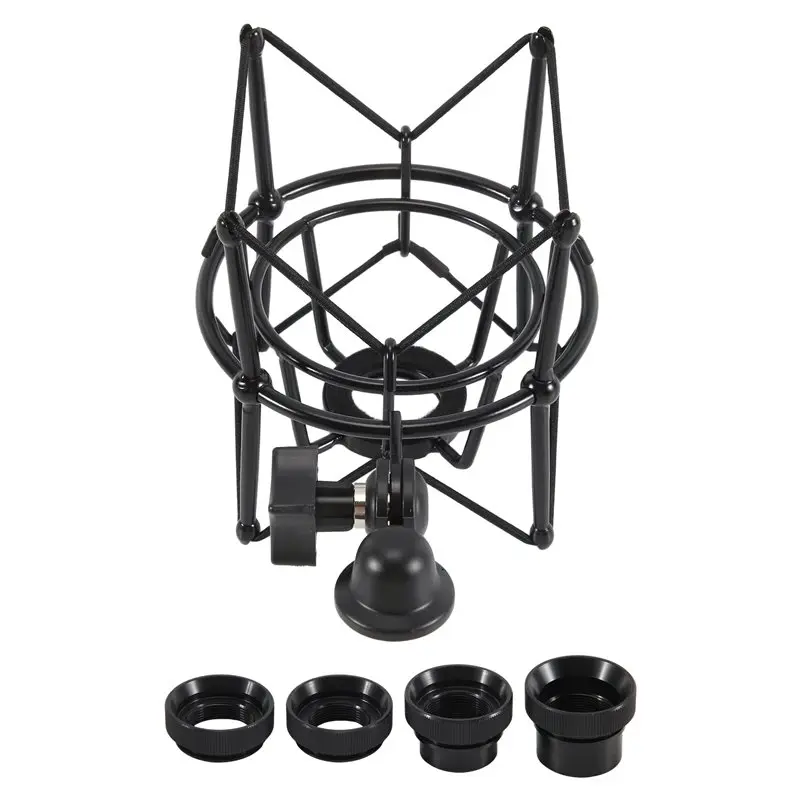 Microphone Shock Mount Adjustable Mount Recording Mic Stand Metal Bracket Pod Microphone Stand Customer Favorite