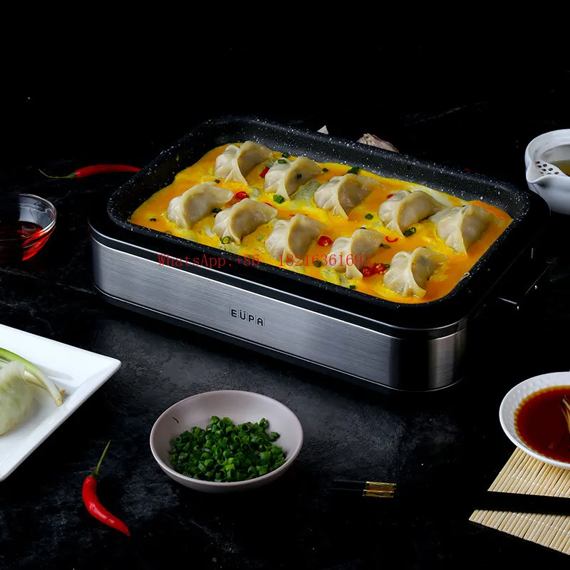 Electric Octopus Grilled Shrimp Egg Quail Egg BBQ Plate