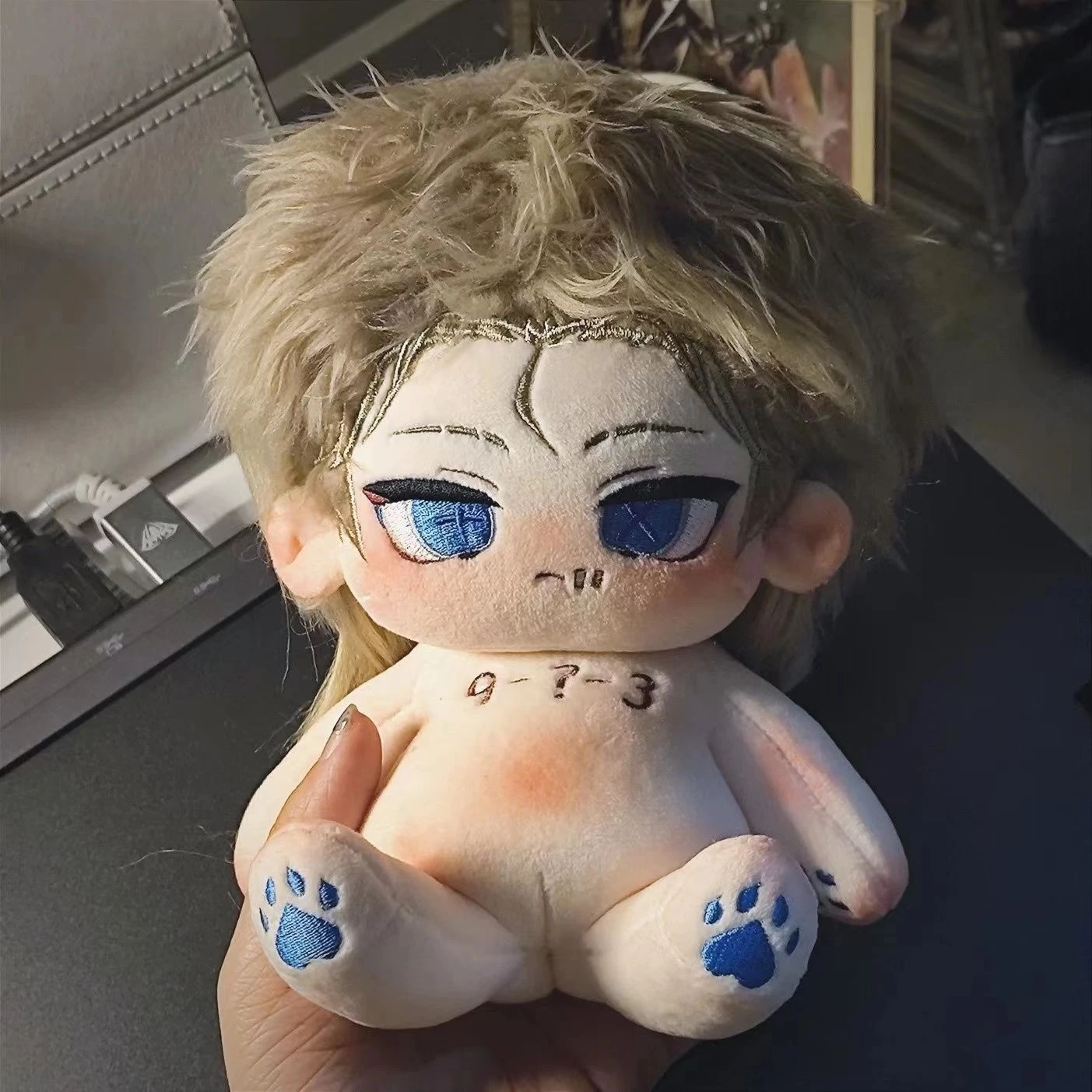 

Game Identity V ambitus Mercenary colleagues 20CM naked cotton dress-up doll delicacy High appearance Surpresa Birthday gift