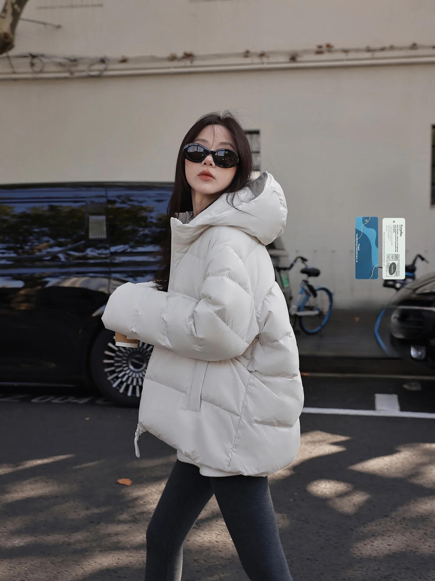 

Ibell Zhang Мягкая утепленная женская куртка-пуховик, теплая верхняя одежда, зимнее пальто, белый пух, 90%-95% наполнитель из перьев