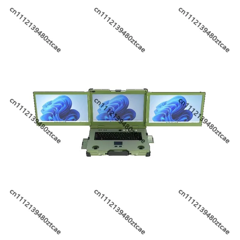 FJ15pro Triple‑Screen Portable Drone Ground Control Station,Flight Console,Command Control Terminal for UGV & USV