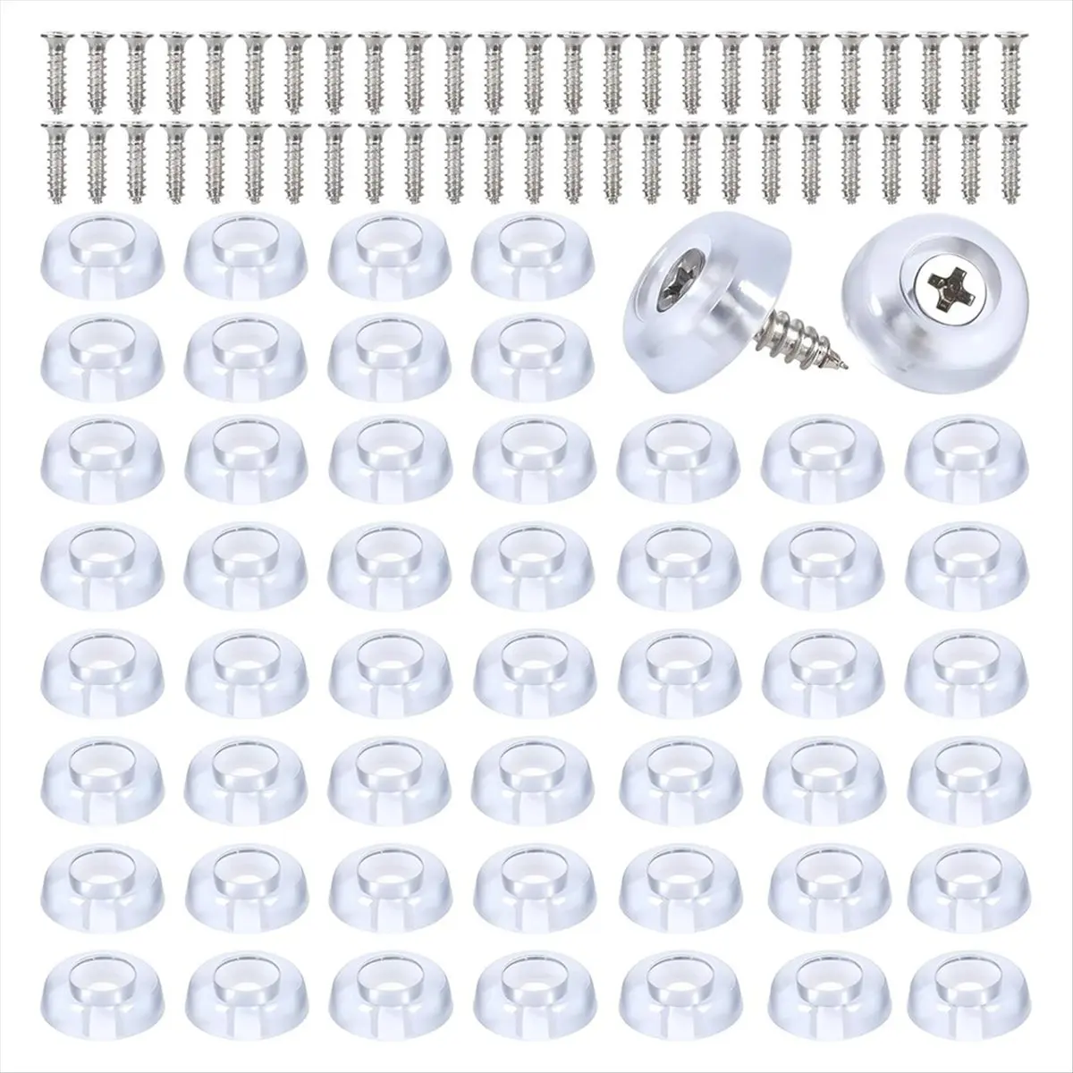 ABZF 2026 150 Pcs R Ubber Feet for Cutting Board, 16mm Cutting Board F Eet Non Slip Bumper, for Chopping Board Electronics
