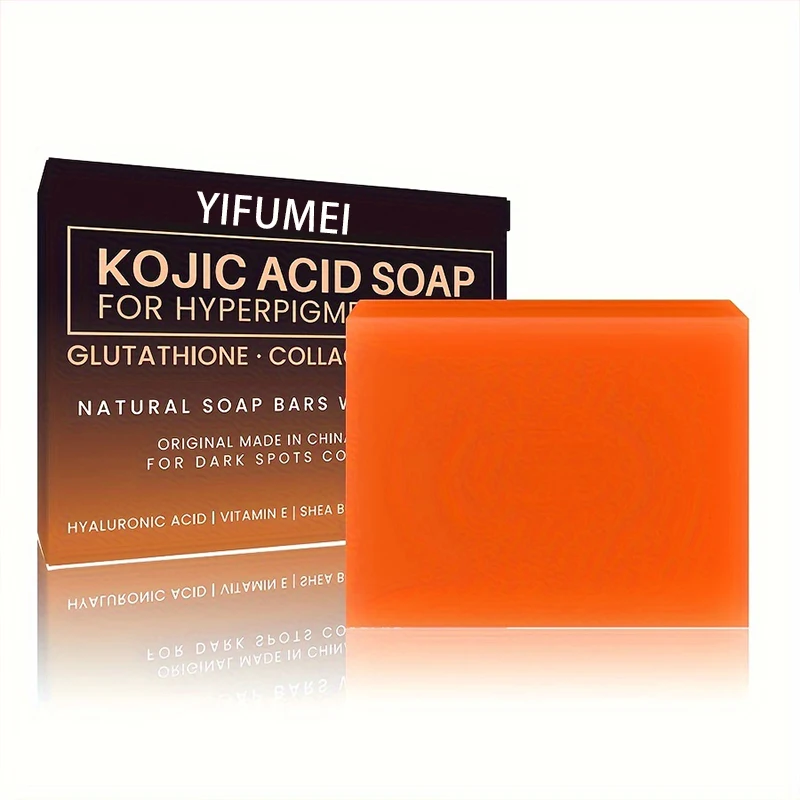 1/2/3pcs Kojic Acid Dark Spot Freckle Remover Soap Bars Retinol Anti Aging Whitening Hand Make Brighten Soap For Underarm