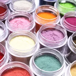 24Jars Nail Velvet Flocking Dust Nail Glitter Powder Finger Tips Polish Pigment For Nails Decoration DIY Manicure Velvet Powder