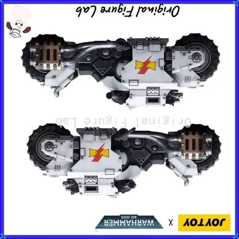 Original JOYTOY Warhammer 40K White Scars Raider-pattern Combat Bike Toys Gifts Models