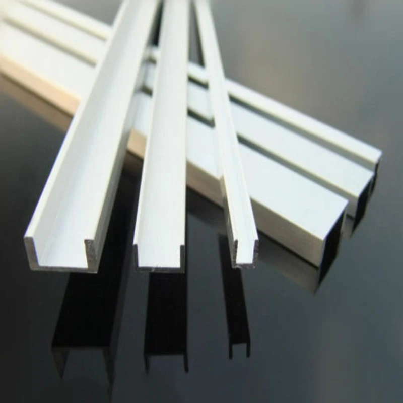 1/3/5 قطعة قوس الألومنيوم U-قناة ، 100 مللي متر 200 مللي متر 300 مللي متر 400 مللي متر إطار ذاتي الصنع السكك الحديدية ، فتحة بطاقة دليل الزجاج ، سيارة روبوت نموذج Bracke #5