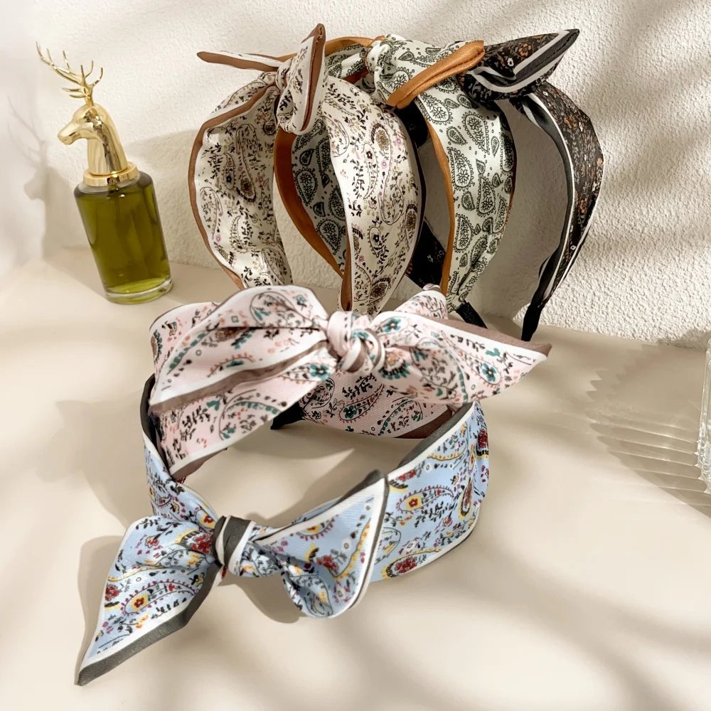 Retro Boho Bow Headband 3