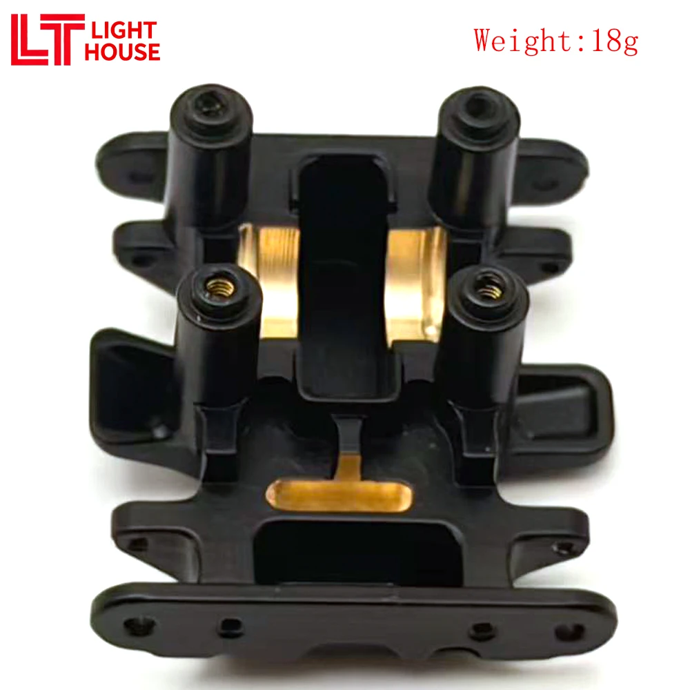 LIGHT HOUSE Messing Skid Plate voor SCX30 Auto's Upgrade Onderdelen Auto Racing Model Auto Accessoire