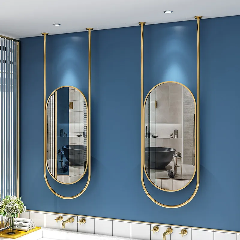 Decoration Mirror Decor Defogger Led Personalised Standing Infinity Mirror Decor Art Compact Custom Grand Miroir Home Decor Item