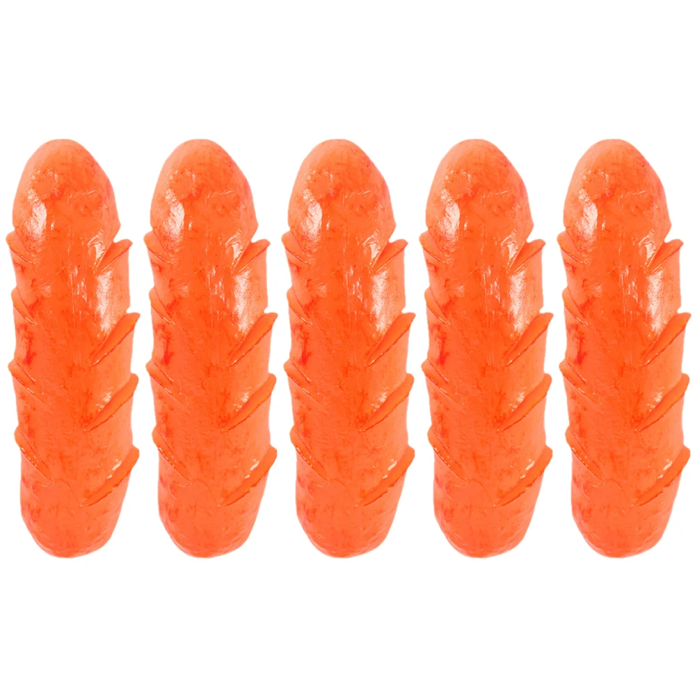

5pcs Realistic Hot Artificial Sausages Decor Prop for Food Photography Restaurant Kitchen Table Display