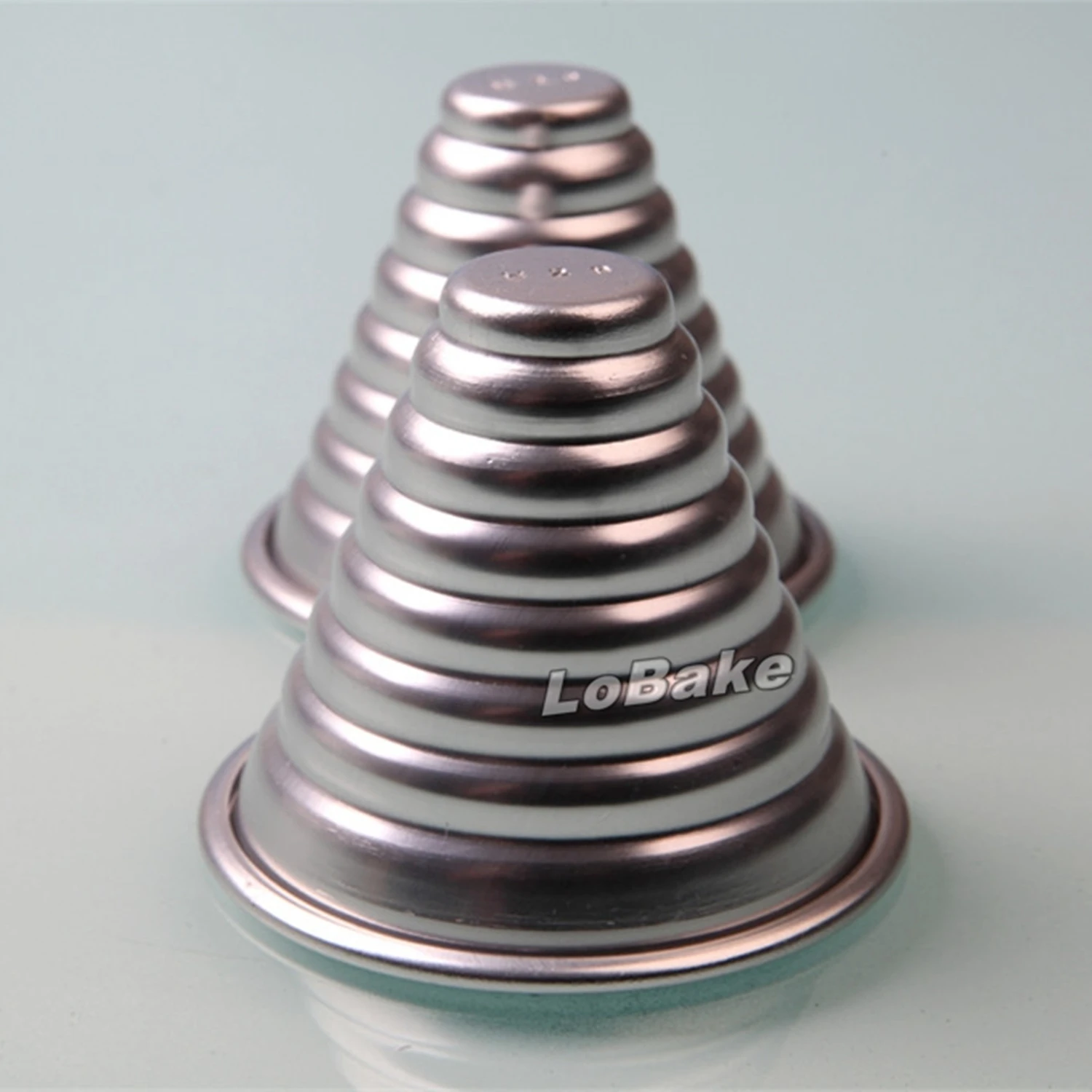 (5 pçs/lote) design exclusivo 8 camadas cone conus forma liga de alumínio pizza torta pan geléia tart pan molde para diy ferramentas de cozimento