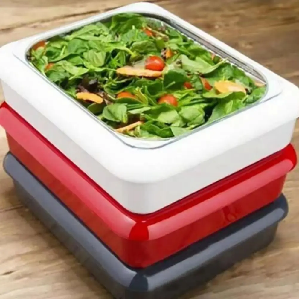

Stackable Foil Pans Holder Insulation Lunch Box Rectangular Aluminium Foil Trays Food Container With Lid Food Foil Tray