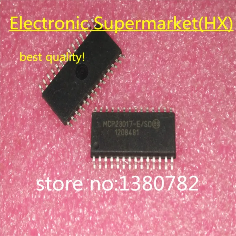 Free Shipping 10pcs-50pcs MCP23017-E/SO MCP23017 NEW SOP-28 IC In Stock!