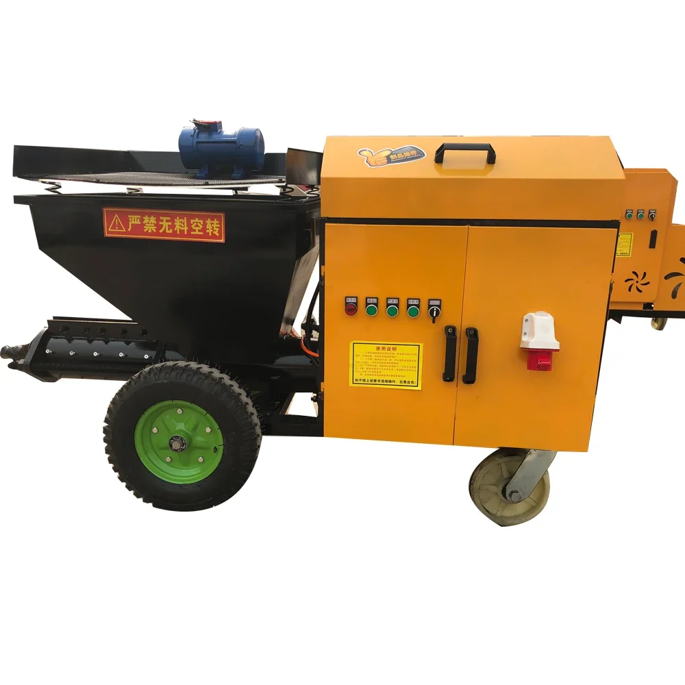 Hot Sale Latex Paint Exterior Wall Putty Powder Real Stone Paint Coating Mortar Spraying Machine With CE