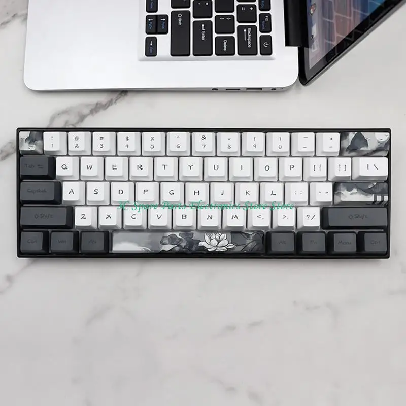 

12pc PBT OEM-профиль клавишные клавиши Dye-Sub 124 Ключи персонализированные чернила