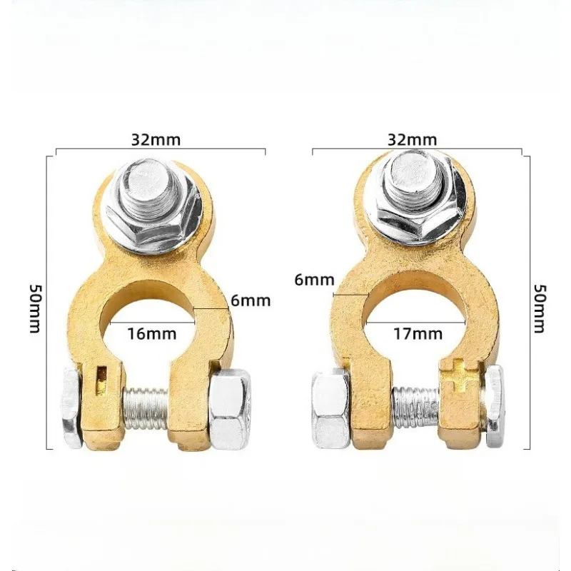 

Battery Terminal Clamp Zinc Alloy Positive & Negative Pole Auto Car Screw Connector Car Battery Terminal Clamp 1 Pair Nice