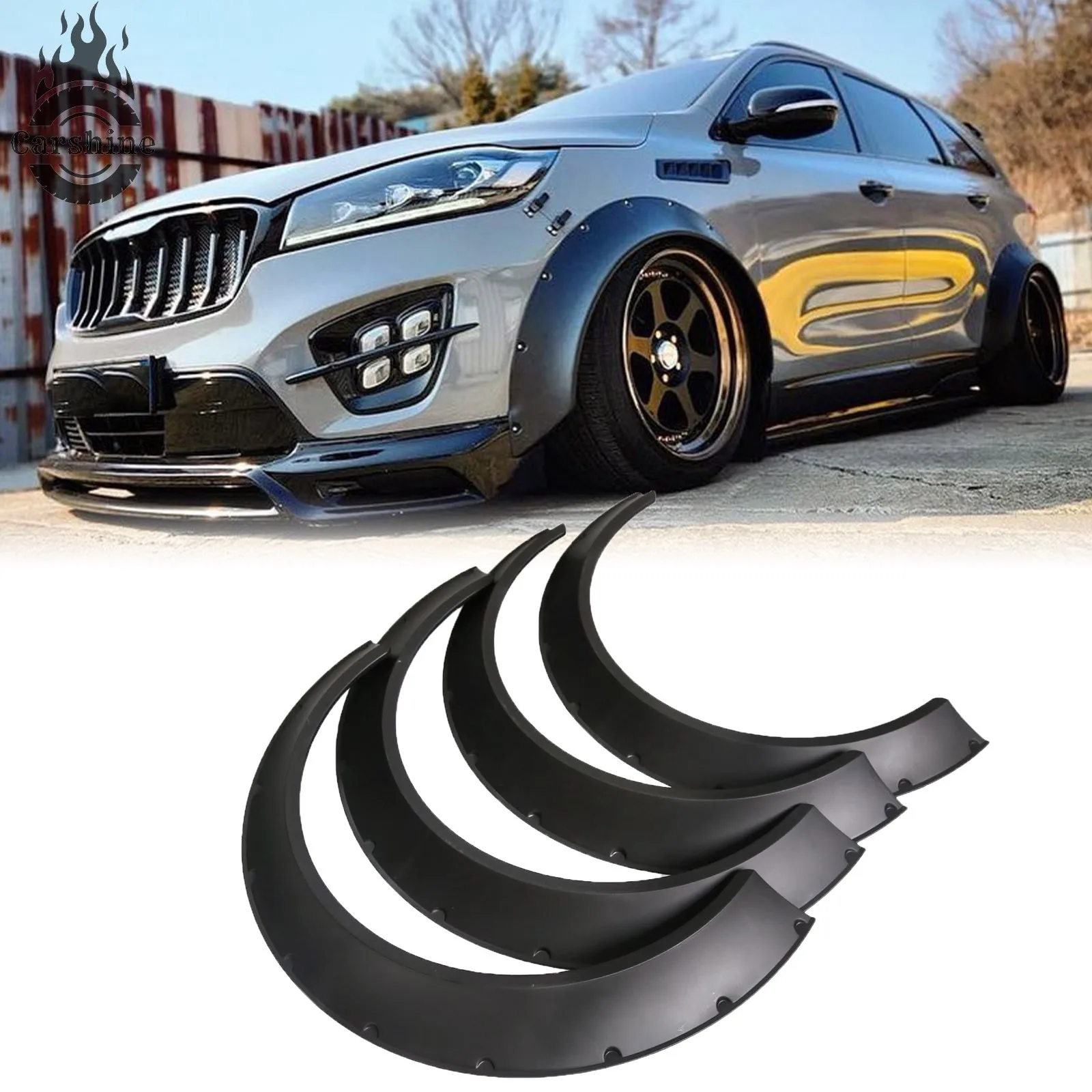 

Для Subaru Forester: Комплект из 4 гибких расширителей колесных арок (Wide Body)