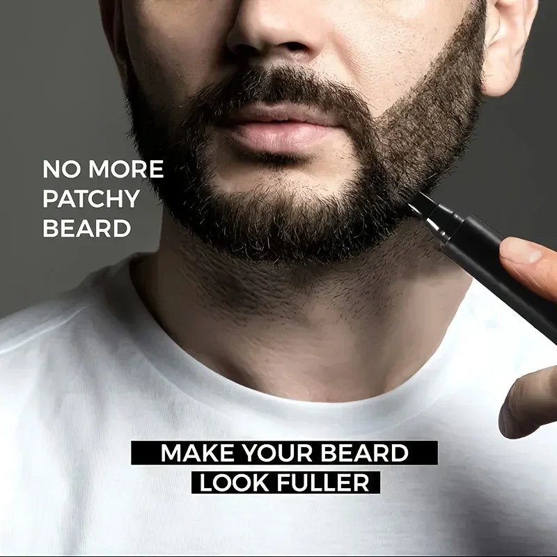 

Beard Filling Pen Kit Barber Pencil Salon Facial Hair Engraving Styling Eyebrow Tool Male Mustache Repair Shape Only Beard Pen
