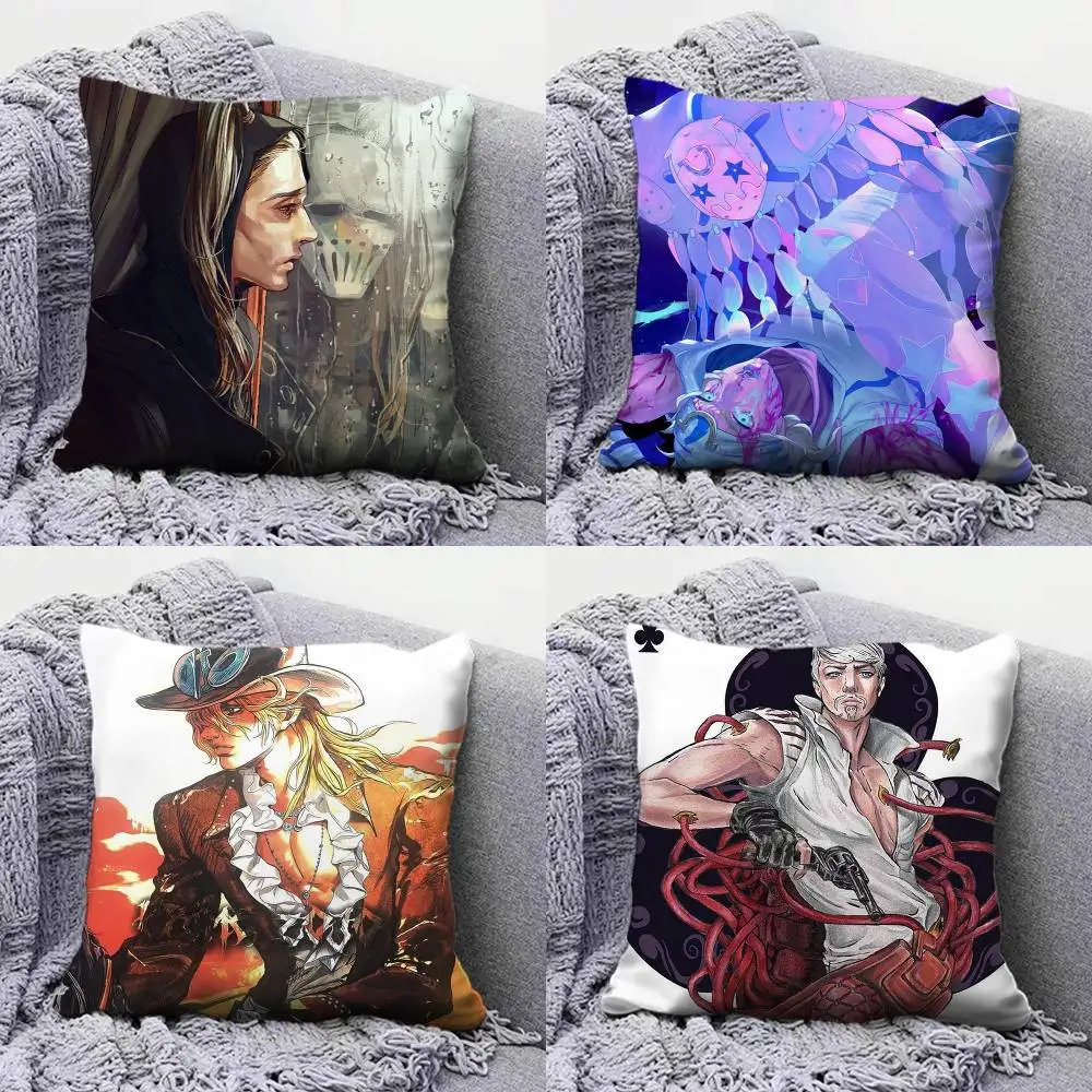 

Steel Ball Run M-Manga JOJO Pillow Covers, Home Sofa Cushion Covers and Aecorative Custom