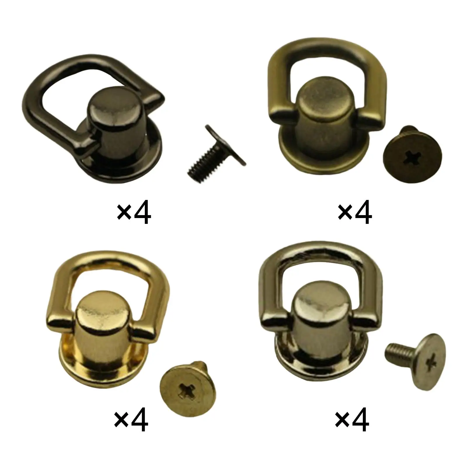 

4x Anchors Purse Making Clasps Clamps for Handbags Jewelry Findings