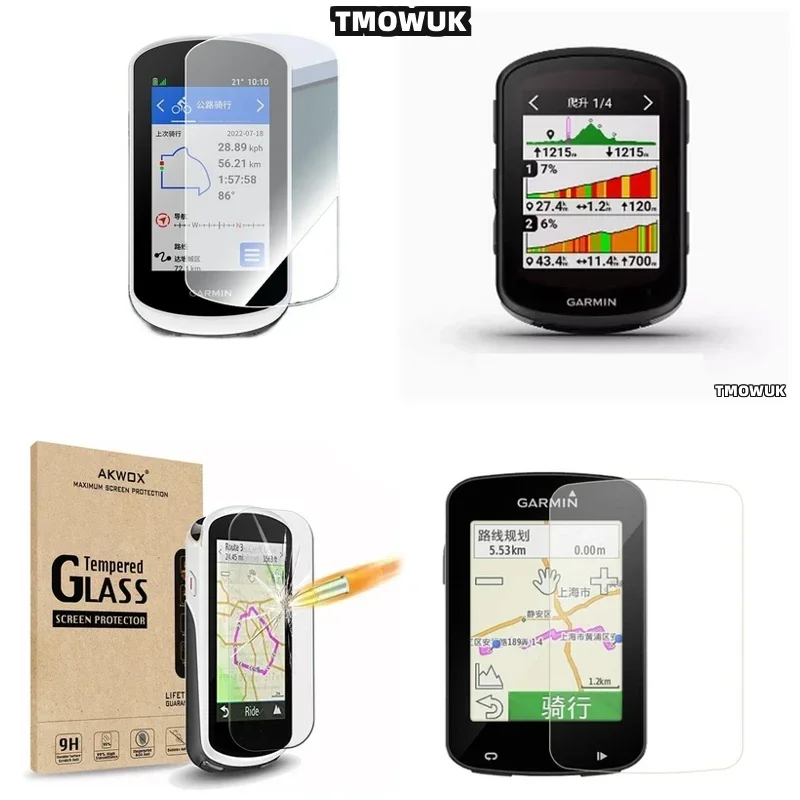 For Garmin 1030 Plus 1040 Edge 520 820 530 1040 540 840 130 Explore2 Bicycle GPS Tempered Glass Screen Film GFHO