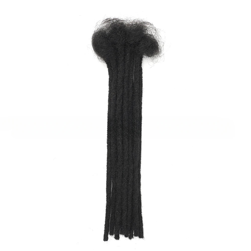 0.2 سنتيمتر الشعر البشري الملون Dreadlock ملحقات Loc ملحقات دائم Loc ملحقات الشعر البشري 6-24 بوصة