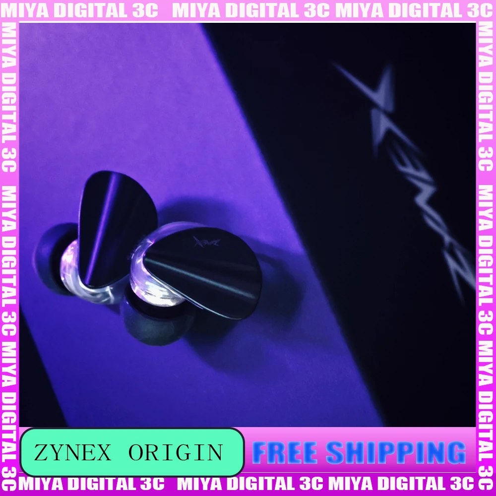 ZYNEX أصل سماعات الألعاب في الأذن الحيوية الألياف الحجاب الحاجز جودة صوت عالية 3.5 مللي متر الألعاب السلكية HIFI سماعات 0.78 مللي متر 2pin #1