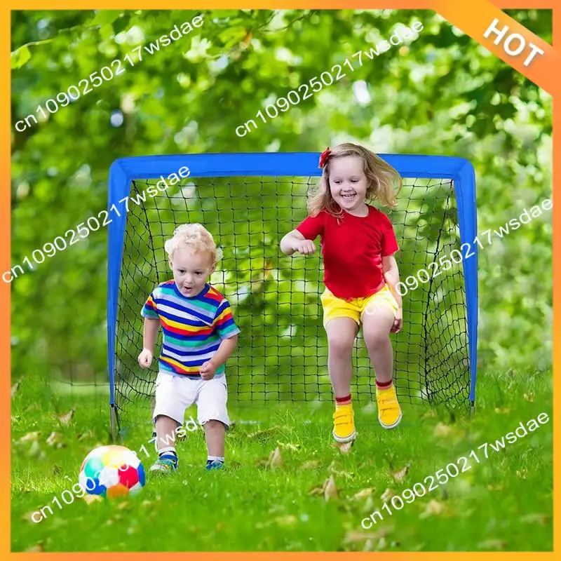 X08A ポータブルサッカーゴール 子供用 1パックアップサッカーネット 裏庭、青少年アウトドアスポーツ用